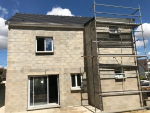 Construction de maison individuelle en gros œuvre chez CBL Bâtiment. 